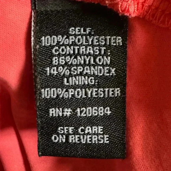 Torrid Coral A-Line Midi Dress Size 3 Lace Ruffle Sleeves V-Neck - Picture 6 of 6